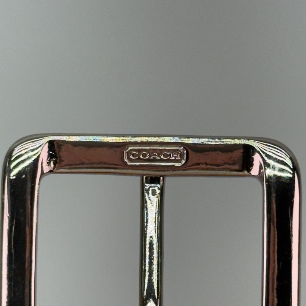 Coach Brown Calfskin Leather Belt - Picture 5 of 8